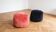 Pair of designer poufs La Cividina