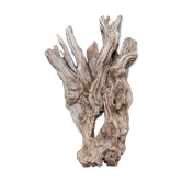 Natural wood sculptural coat rack