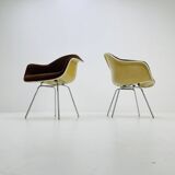 1970s Set of Dax armchairs by Charles & Ray Eames for Vitra