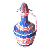 Bouteille scoubidou des années 60