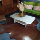 Vintage marble travertine table roset line