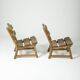 Paire de chaises brutalistes en chêne par Dittmann & Co pour Awa Radbound, 1960s