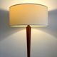 Scandinavian floor lamp in vintage teak 60s
