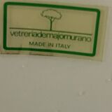 Pink Murano Glass Light Pendant by De Mayo