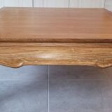 Opium square coffee table in whitewashed teak