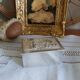 Antique silver-plated jewellery box