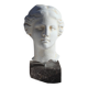 Plaster bust on a pedestal