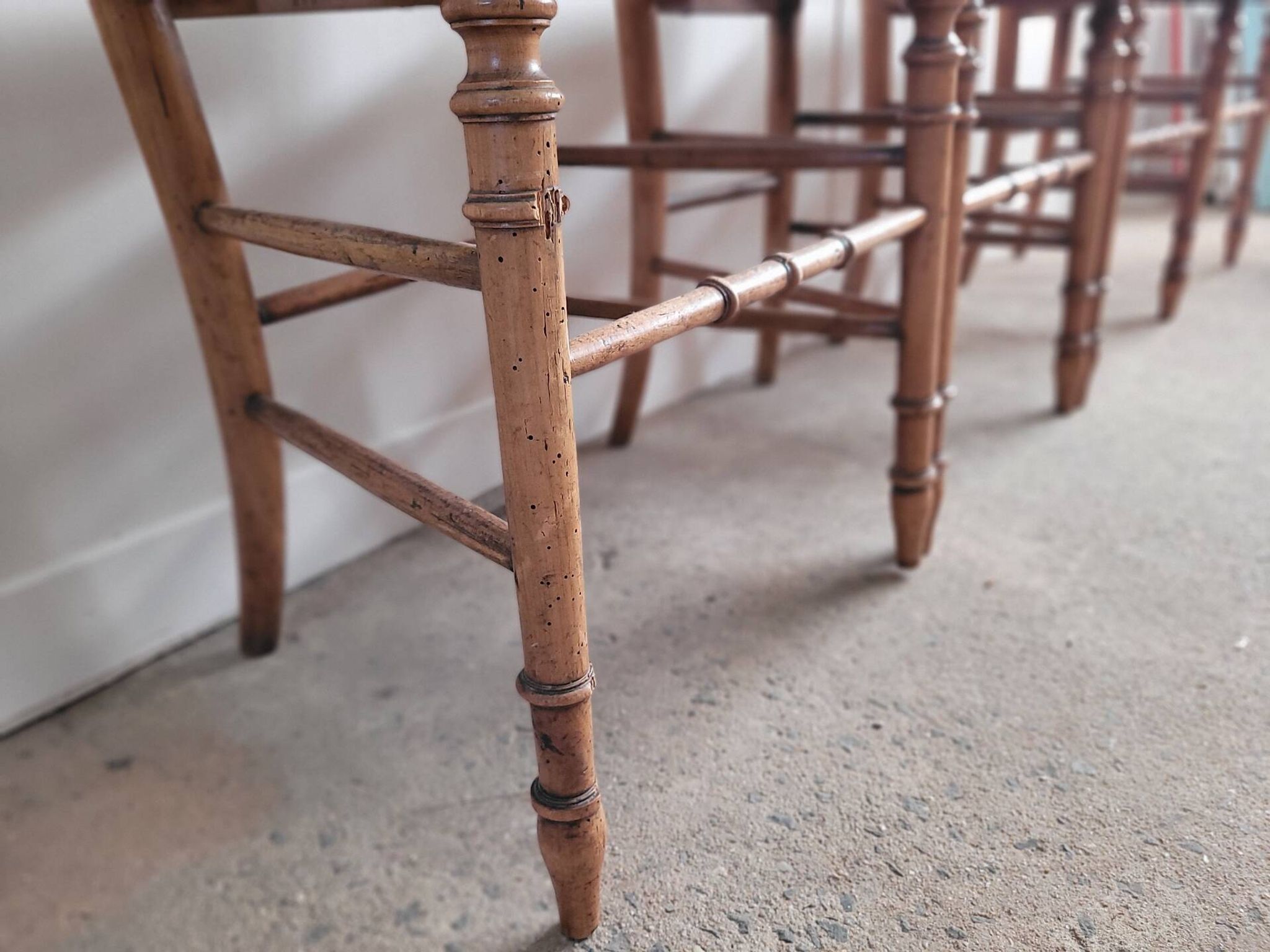Set of 4 Louis XVI flying chairs