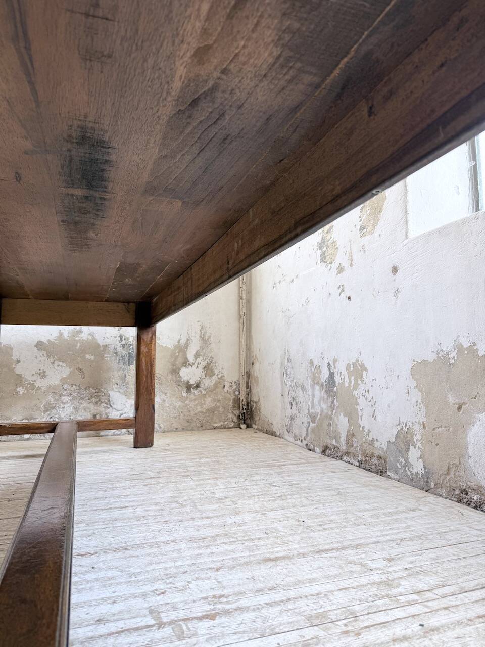 Table de ferme campagne noyer massif XL 250cm