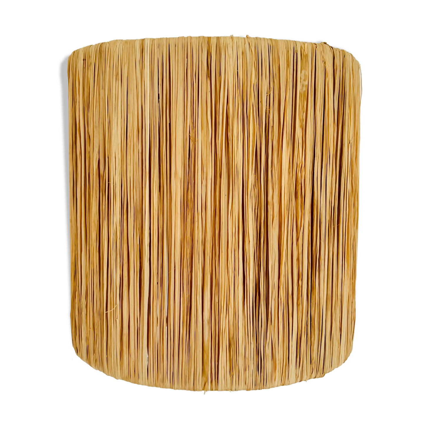 Raffia wall lamp