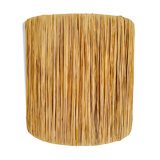 Raffia wall lamp