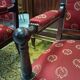 Pair of Empire period armchairs in mahogany with Napoleonic emblems - 19th century