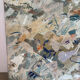 Tableau abstrait - Les Champs, technique mixte