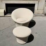 Mushroom armchair and ottoman, Pierre Paulin for Artifort, 1960s