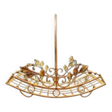 Wrought iron basket with handle medium