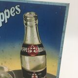 Schweppes metal advertising plate