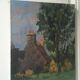 Oil on canvas landscape