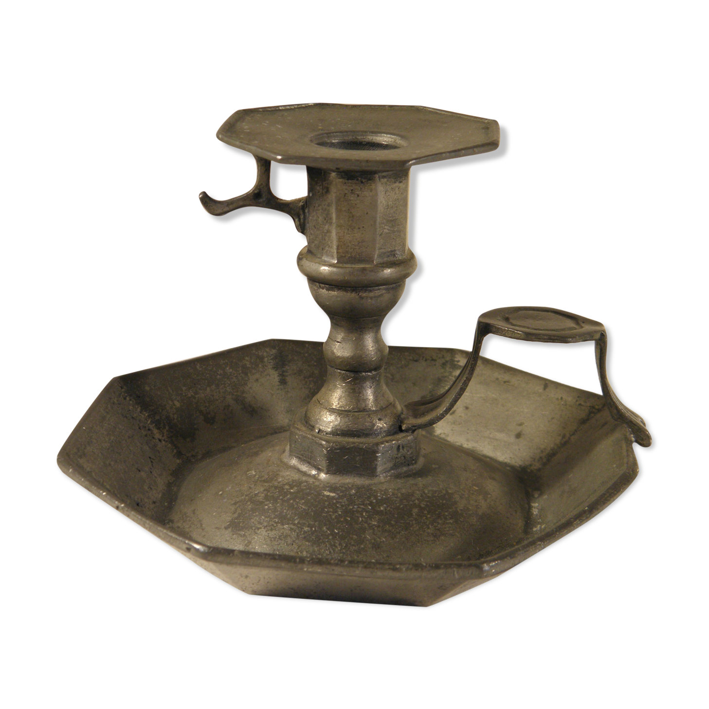 Tin candle holder
