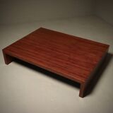 Large Bamboo Coffee Table in the Style of Axel Vervoordt 1980s