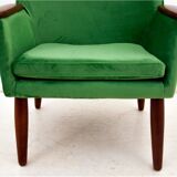 Green armchair, Denmark, 1960s