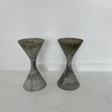 planters design Anton Bee assisted by Guhl edition Eternit 1958 set of 2