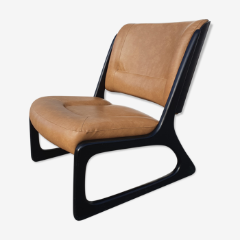 Baumann sled heater chair