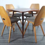 Set 4 chaises Lollipops, design Jiràk, 1960s