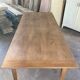 Solid oak farm table