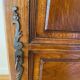 Antique oak bonnetière