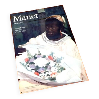 Affiche  Manet 1832-1883  Grand Palais 23 Avril - 1er Août 1983