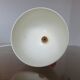 Red lacquered wood lamp and light diffuser in perspex 1980