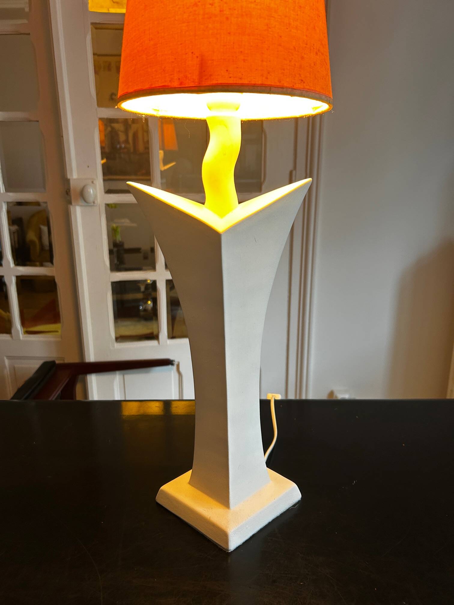 ceramic lamp by Pierre Casenove for Lunéville, 1980