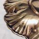 Empty oval brass pocket