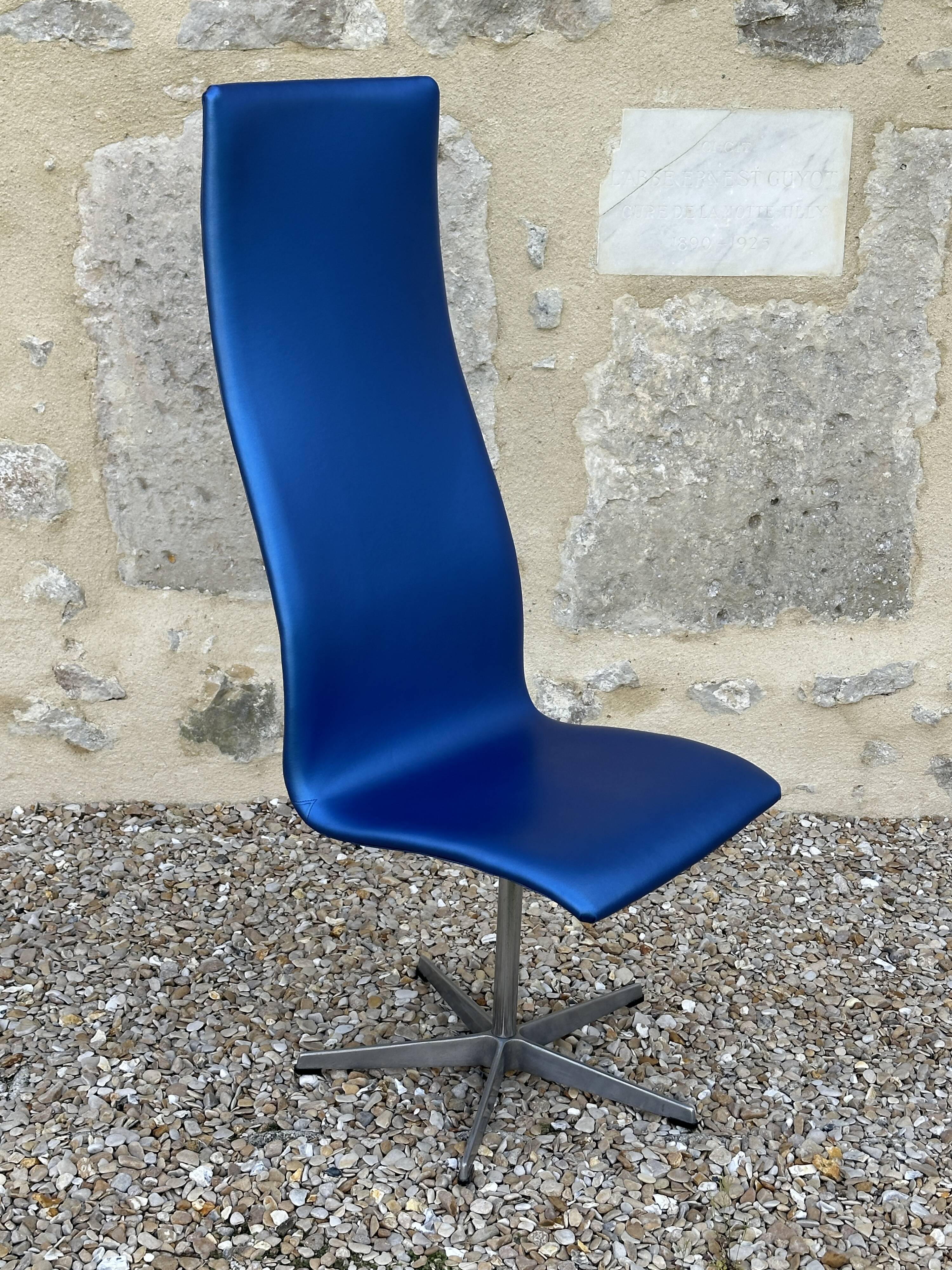 Chaise haute Oxford mod 316 arne jacobsen design années 70