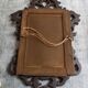 Antique gilded wooden mirror with mouldings, Louis XV style.