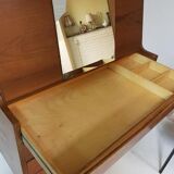 Commode secrétaire danoise en teck Chatol