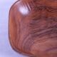 Pair of pear-shaped wooden trinket trays
