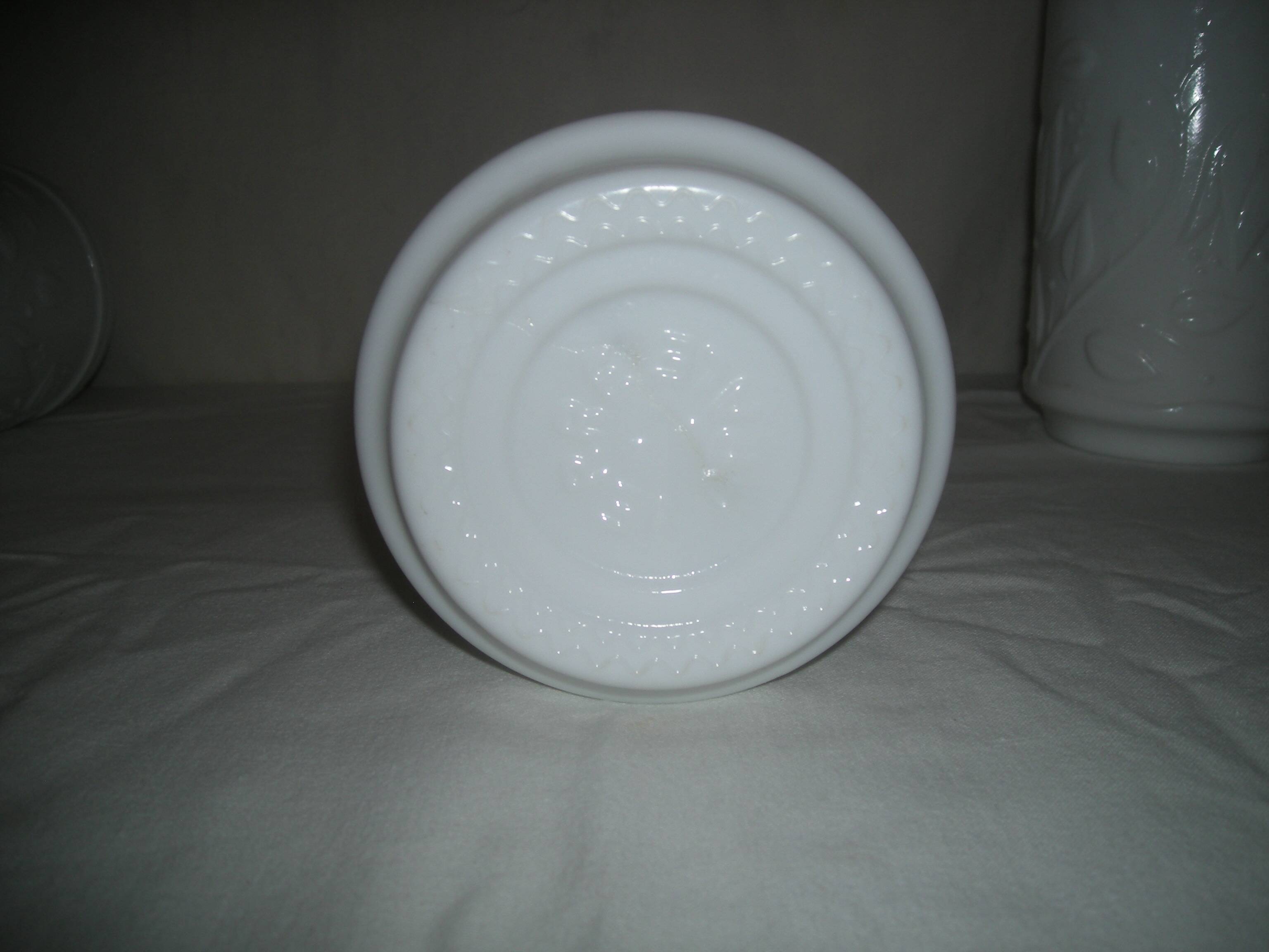 opaline jars with relief patterns