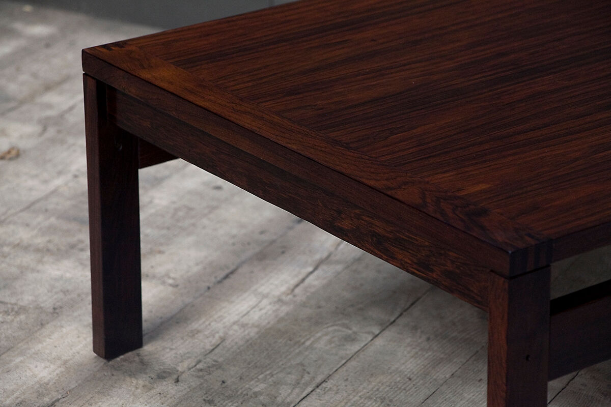 Rosewood coffee table by Ole Gjerlov-Knudsen and Torben Lind for France and Son