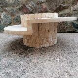 Coffee table and decorative pillar