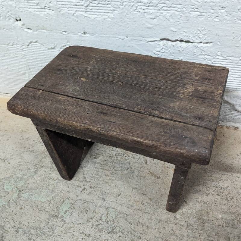 Small wooden stool / footrest