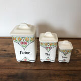 Set of 3 vintage Ditmar pots