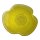 Grand plat jaune transparent Vintage