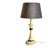 Wooden lamp in the style of a candlestick, 1990s/2000s