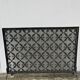 Wrought iron fire screen, France