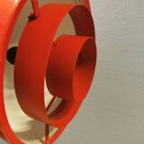 An original Jo Hammerborg for Fog & Mørup hanging lamp, model Milieu mini in deep red color