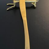 6 brass antelope-shaped knife holders