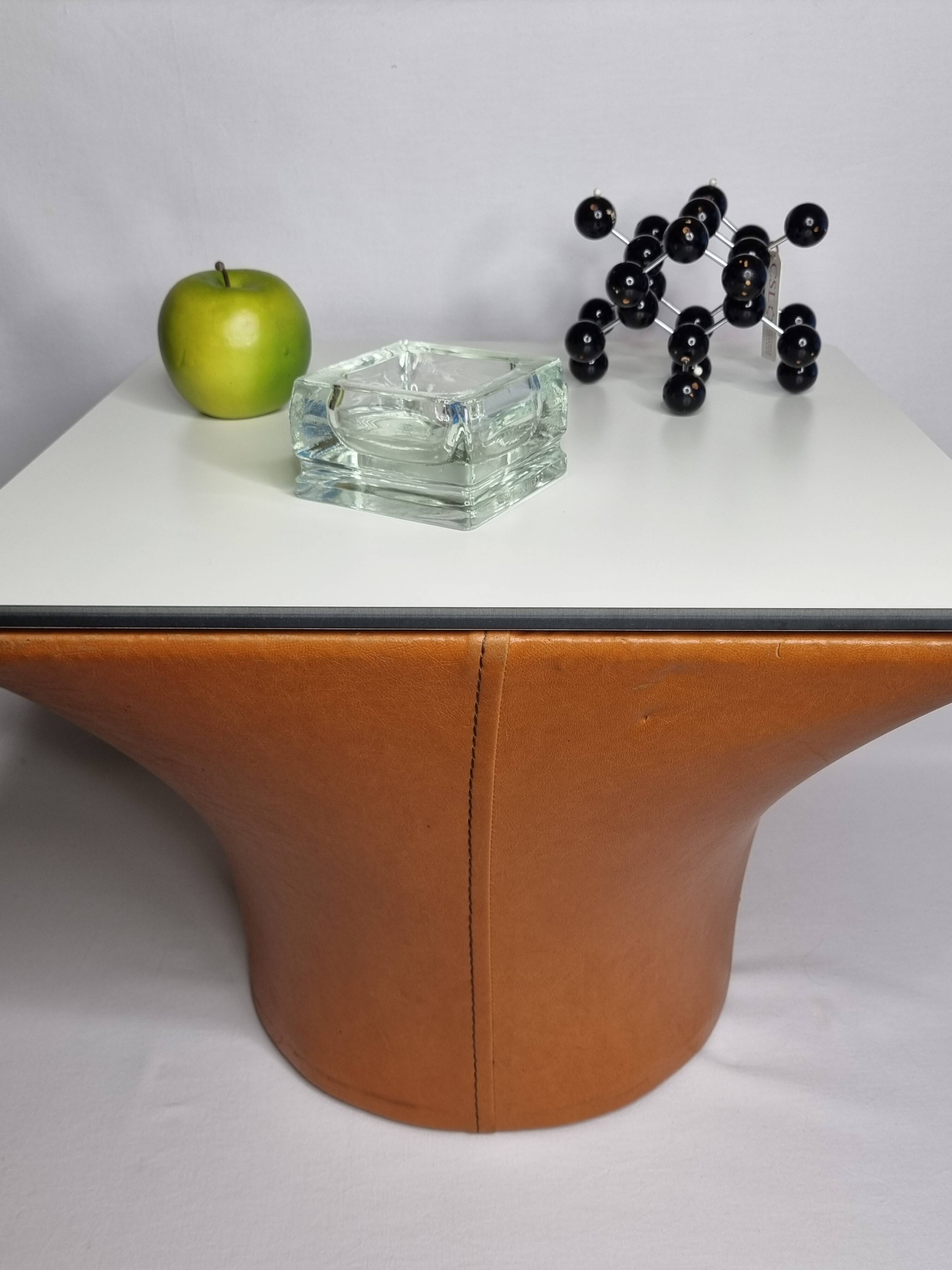 Space Age Mushroom Coffee Table, Vintage 60s Design, 48cm
