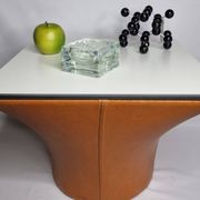 Table basse Space Age Mushroom, design vintage des années 60, 48 cm
