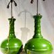 Paire de grande lampe en forme gourde